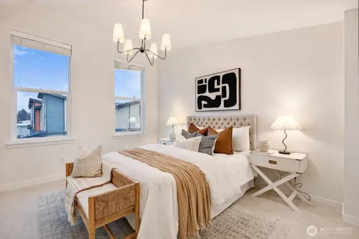 High-vaulted ceilings in the primsry