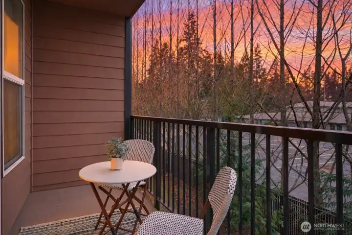 Home is tucked away and peaceful. Outdoor space is great to grill or enjoy a moment of fresh air