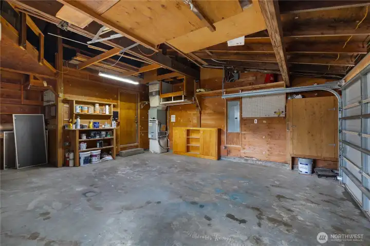 2 CAR GARAGE w/ STORAGE