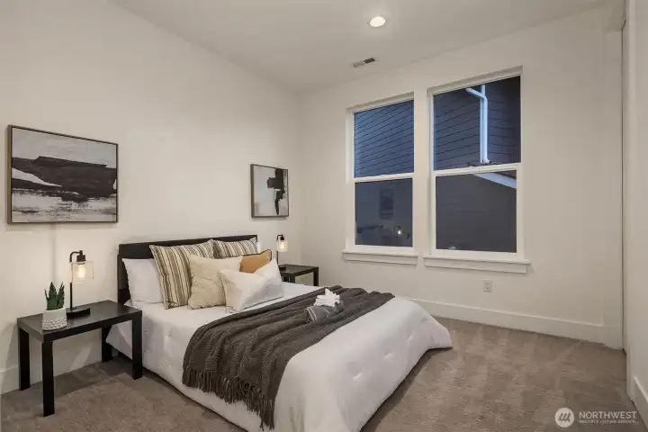 Bedroom two on upper level.