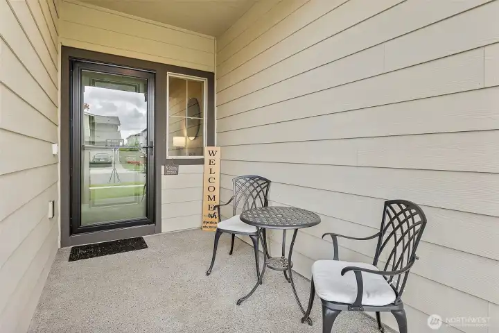 Covered, Private Entryway