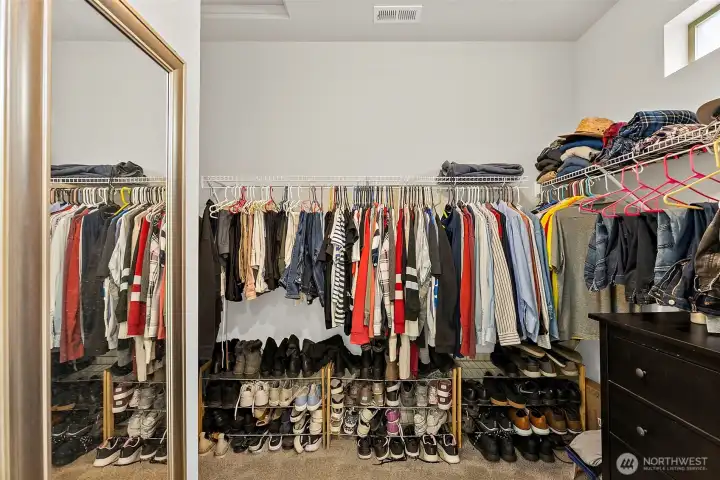 Primary Walk-In Closet