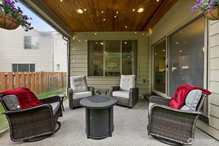 Beautiful Covered Patio