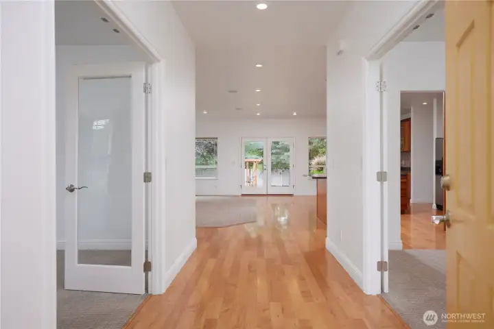 Two flex spaces as you enter the home Two flex spaces as you enter the home