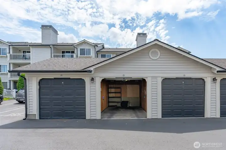 This unit includes its own private garage — a rare find at Bluegrass Condominiums and a real advantage over other units for sale in the complex.