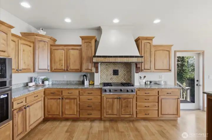 Large kitchen with tons of cabinets Large kitchen with tons of cabinets