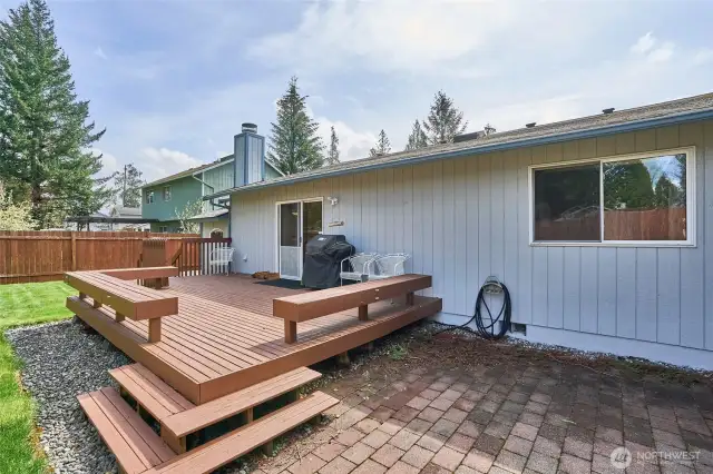 Back Deck and patio pavers