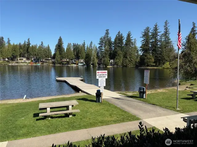 Lake and dock