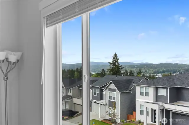 Territorial and mountain view from front bedroom