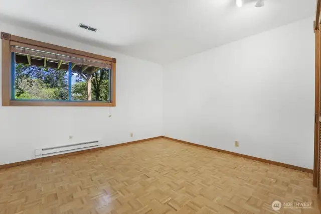 Large lower level bedroom.