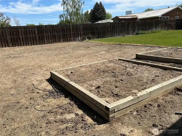 Large garden area