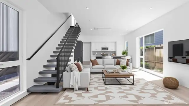 Open concept Entrance.