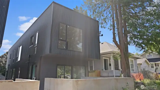 Side View With Private Courtyard.