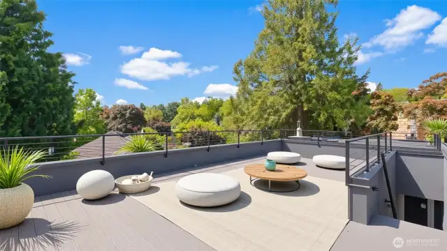 Rooftop Deck With Territorial + Mountain Views.