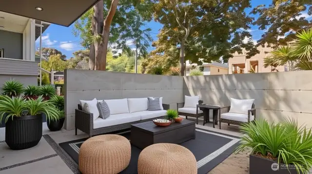 Extend Entertainment And Living Space To Front Patio.