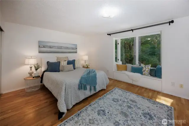 Primary bedroom with a full bathroom.