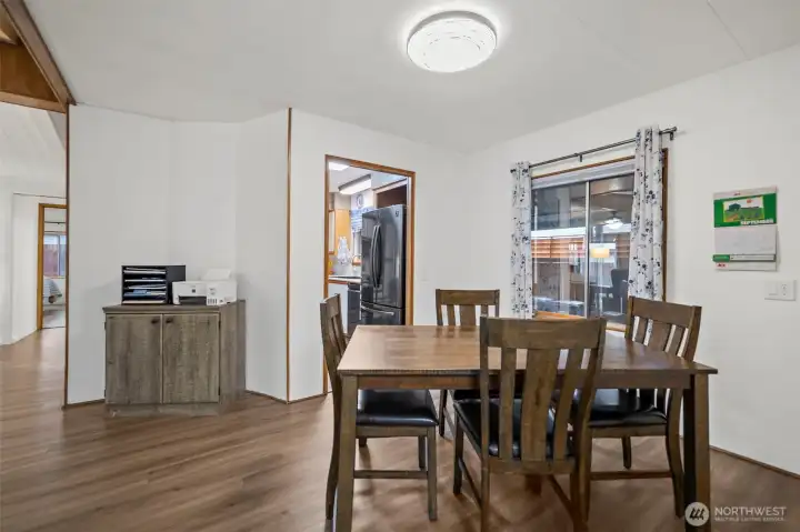 Formal dining area