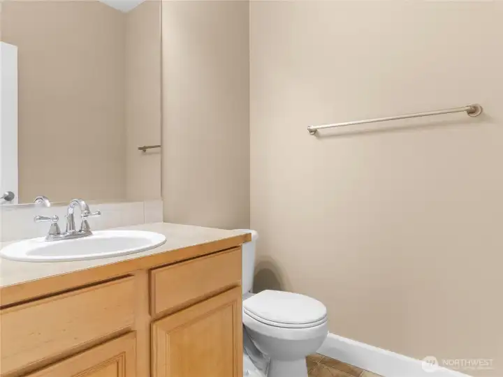 main level powder room