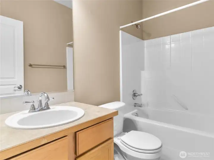 upper-level full bathroom