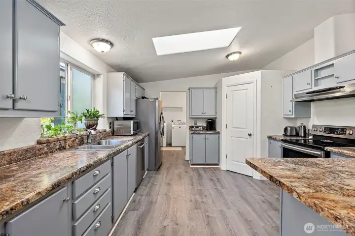 Kitchen with pantry