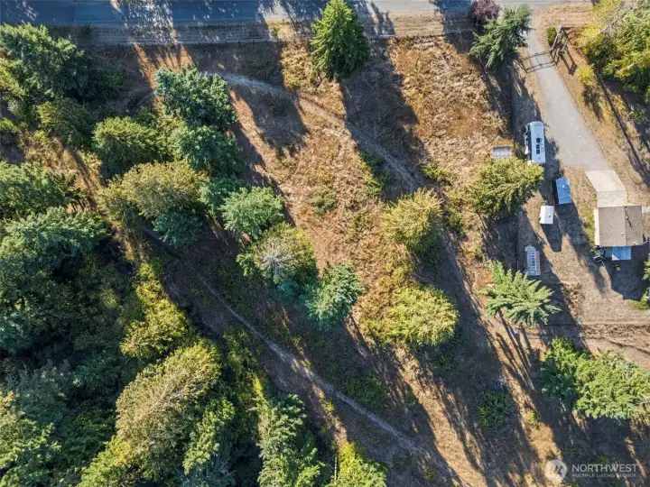 Dirt bike track just waiting for your toys!