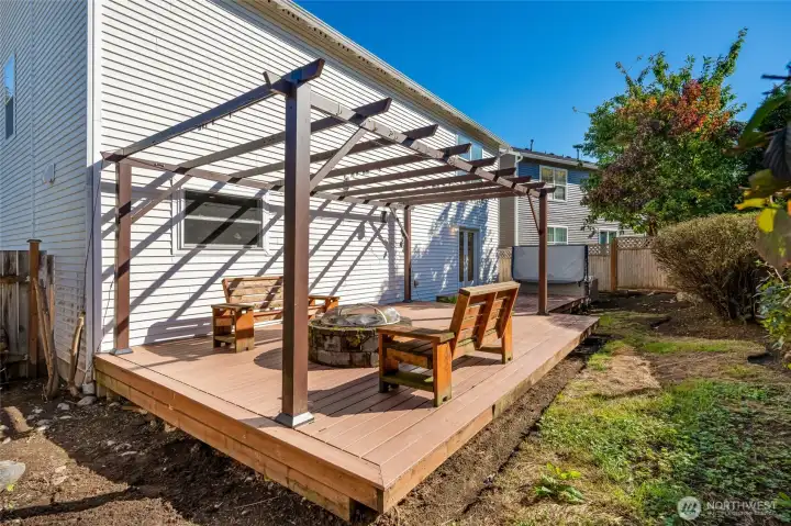 The perfect outdoor escape for entertaining or quiet reflection.