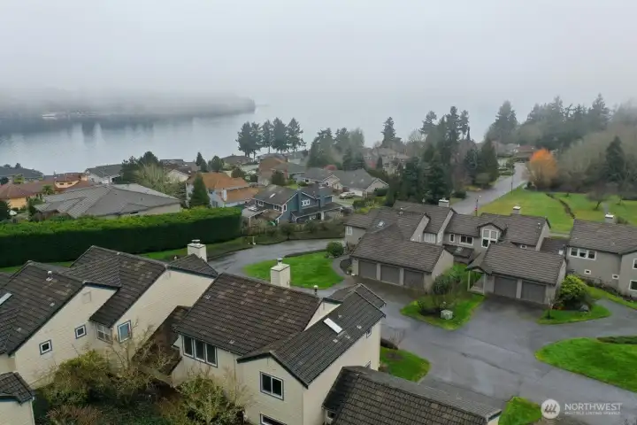 Foggy day but excellent view of Ketron Island\