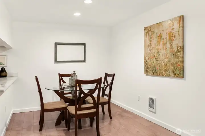 Ask about a window in the dining room.