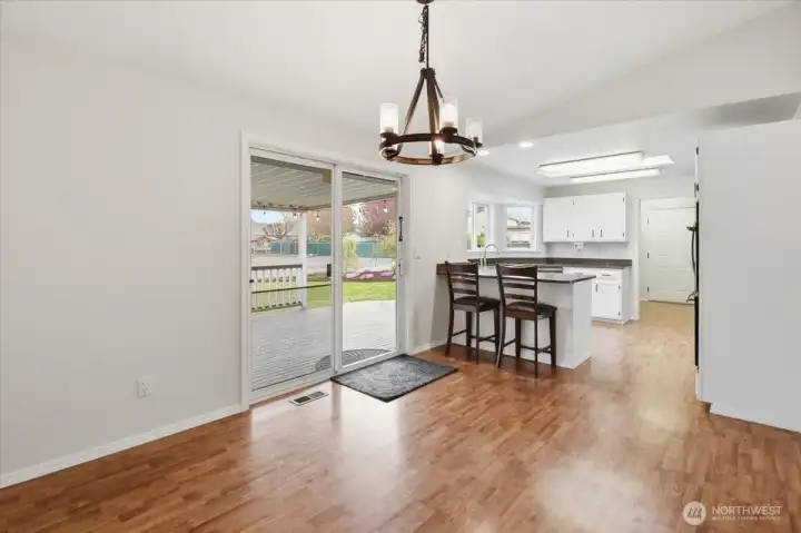 Dining room off your Kitchen eat space