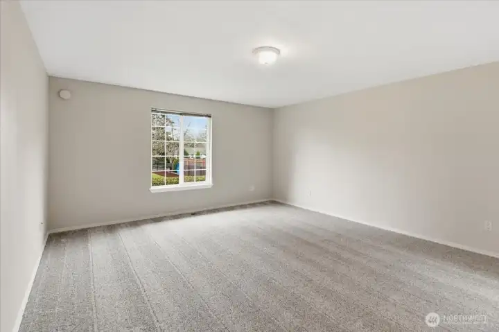 Primary Suite with walk-in closet and bathroom