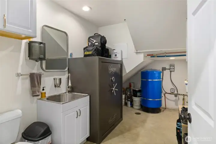 1/2 bath in shop