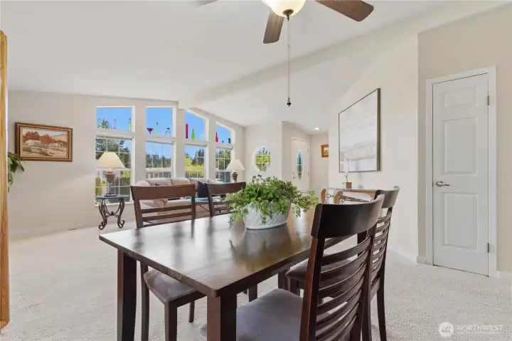 Perfect dining area just off the formal living space.