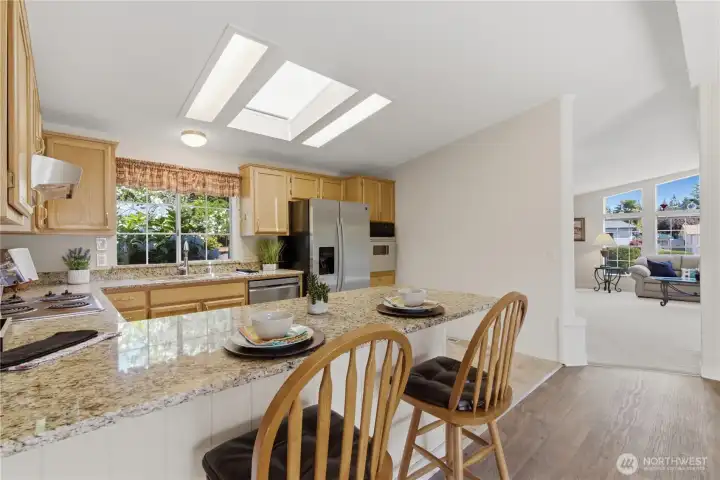 This floor plan has a terrific, open, flow.