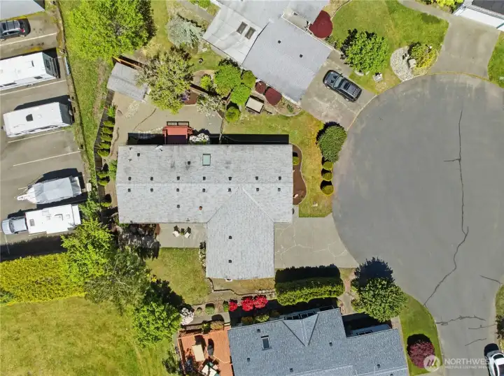 Aerial of Home.