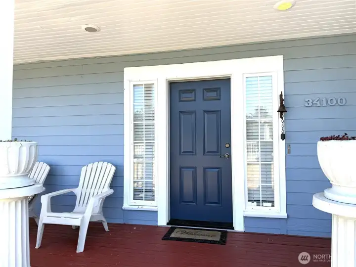 Front deck entrance.