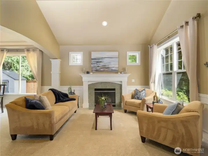 Cozy yet spacious, this room offers the perfect balance of comfort and sophistication.