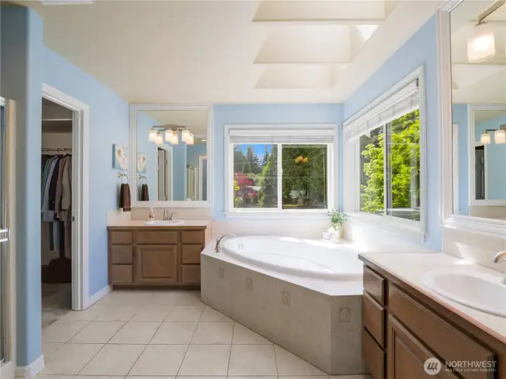Start your mornings surrounded by natural light and end your evenings with a peaceful soak.