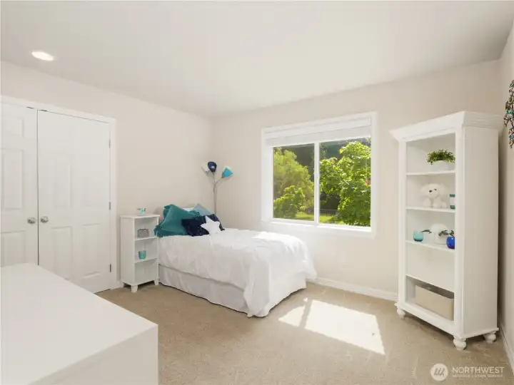 Each bedroom offers a bright, welcoming atmosphere with spacious layouts designed for comfort and functionality.