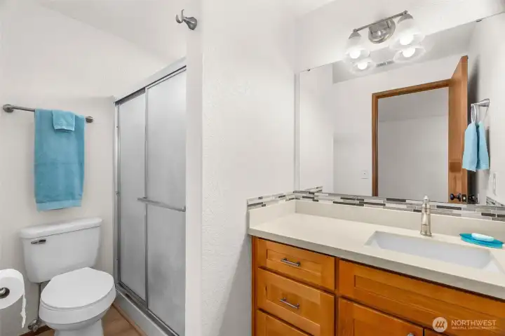 Primary 3/4 bath Primary 3/4 bath