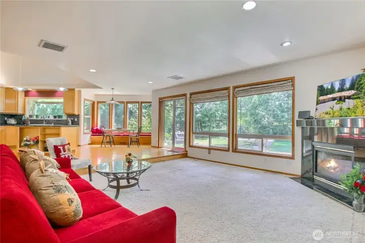 Huge family room Huge family room
