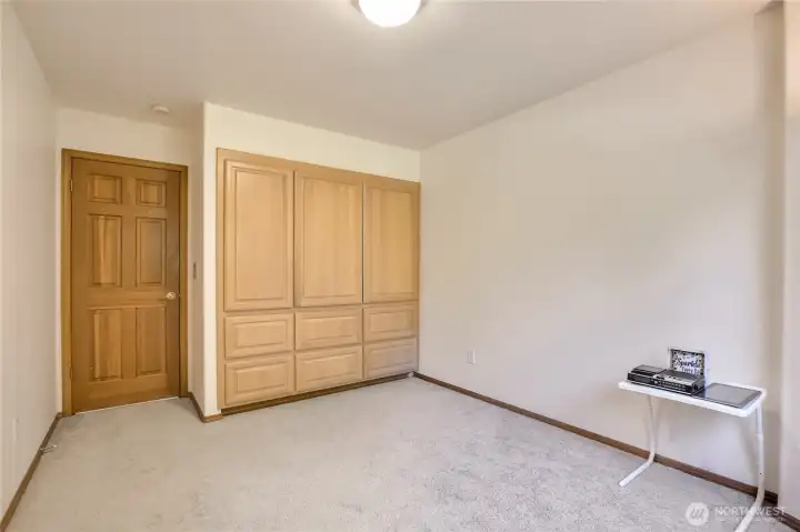 Bedroom 3 has a closet with built-in drawers Bedroom 3 has a closet with built-in drawers