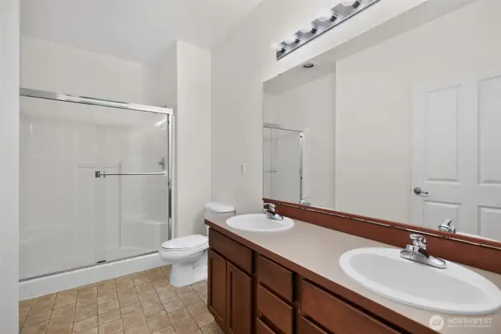 Primary 3/4 bath Primary 3/4 bath