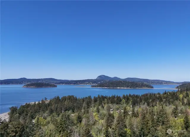 View of the area just West of the property at Thousand Trails Campground.