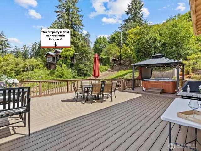 Here is a Slight Territorial View.  Upper Home Is Sold, Renovations in Progress.