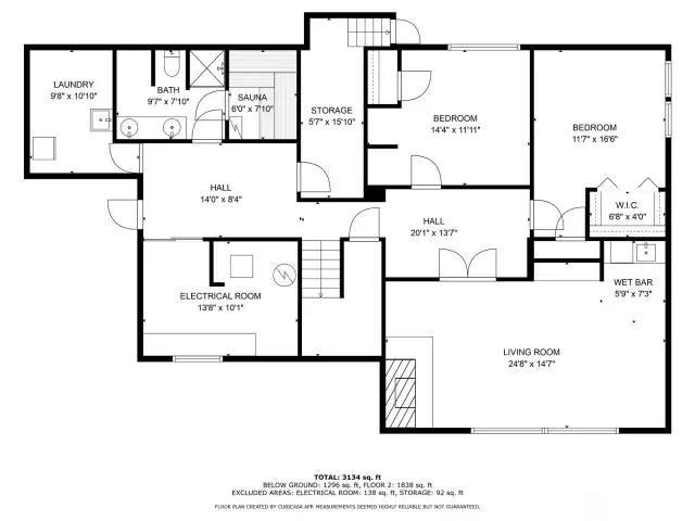First floor layout