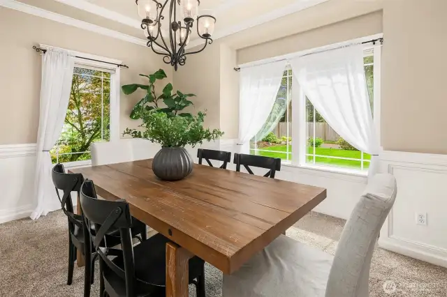 Formal dining room.
