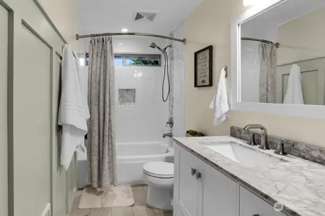 Second Full Bathroom upstairs was just remodeled as well