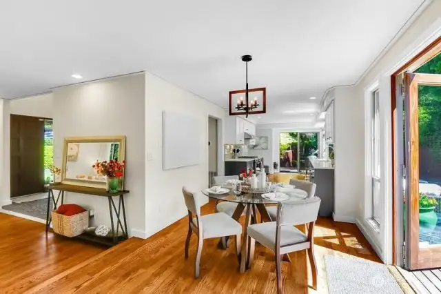 View from Dining Area to Kitchen.