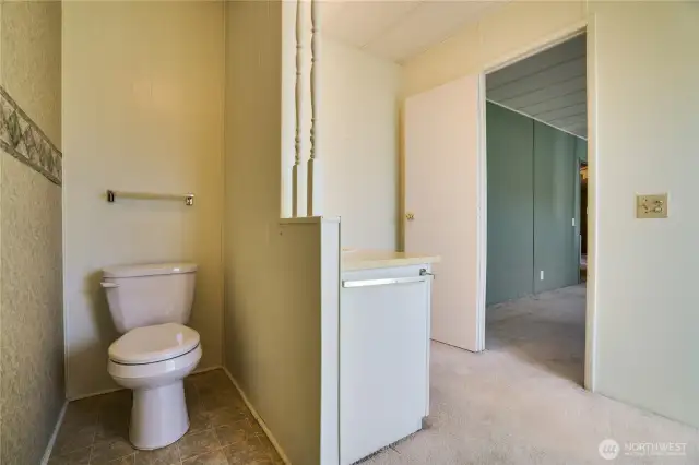 Another view of the primary bathroom.