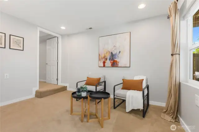 Basement bedroom #2 (or den/office, media, or yoga room)